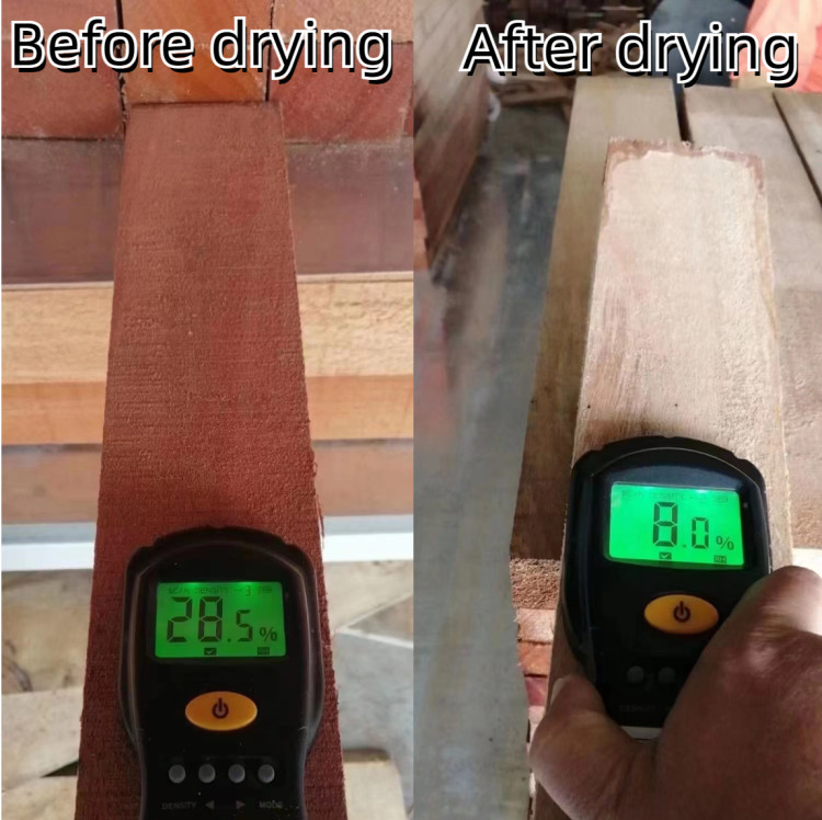 How to dry wood without cracking?