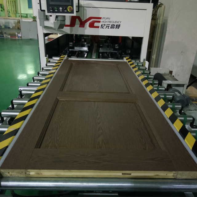 High frequency wood board joining machine