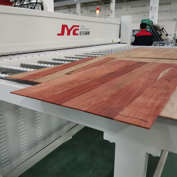 radio frequency edge glued board making machine