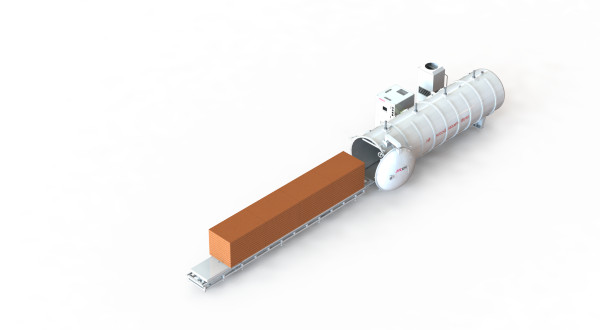 RF Lumber drying machine