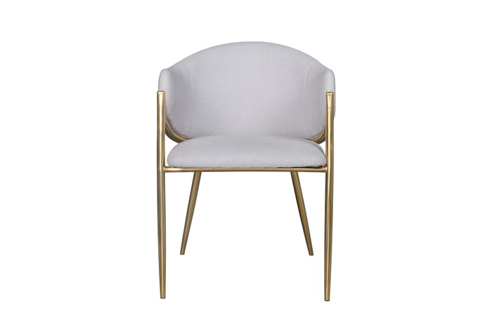 Boucle Fabric Dining Chair