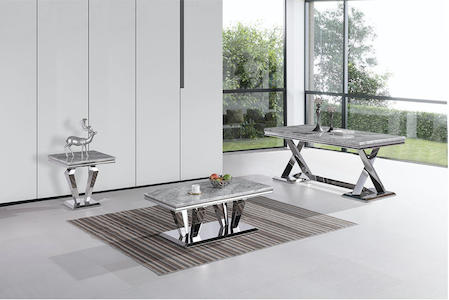 Classic chrome Coffee Table Sets