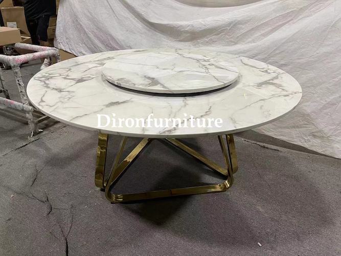 Lazy Susan dining table