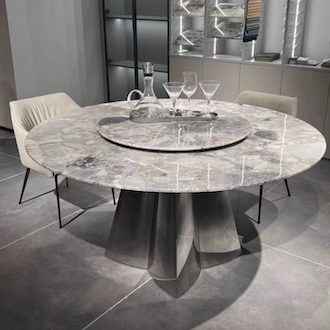 Contemporary pedestal table