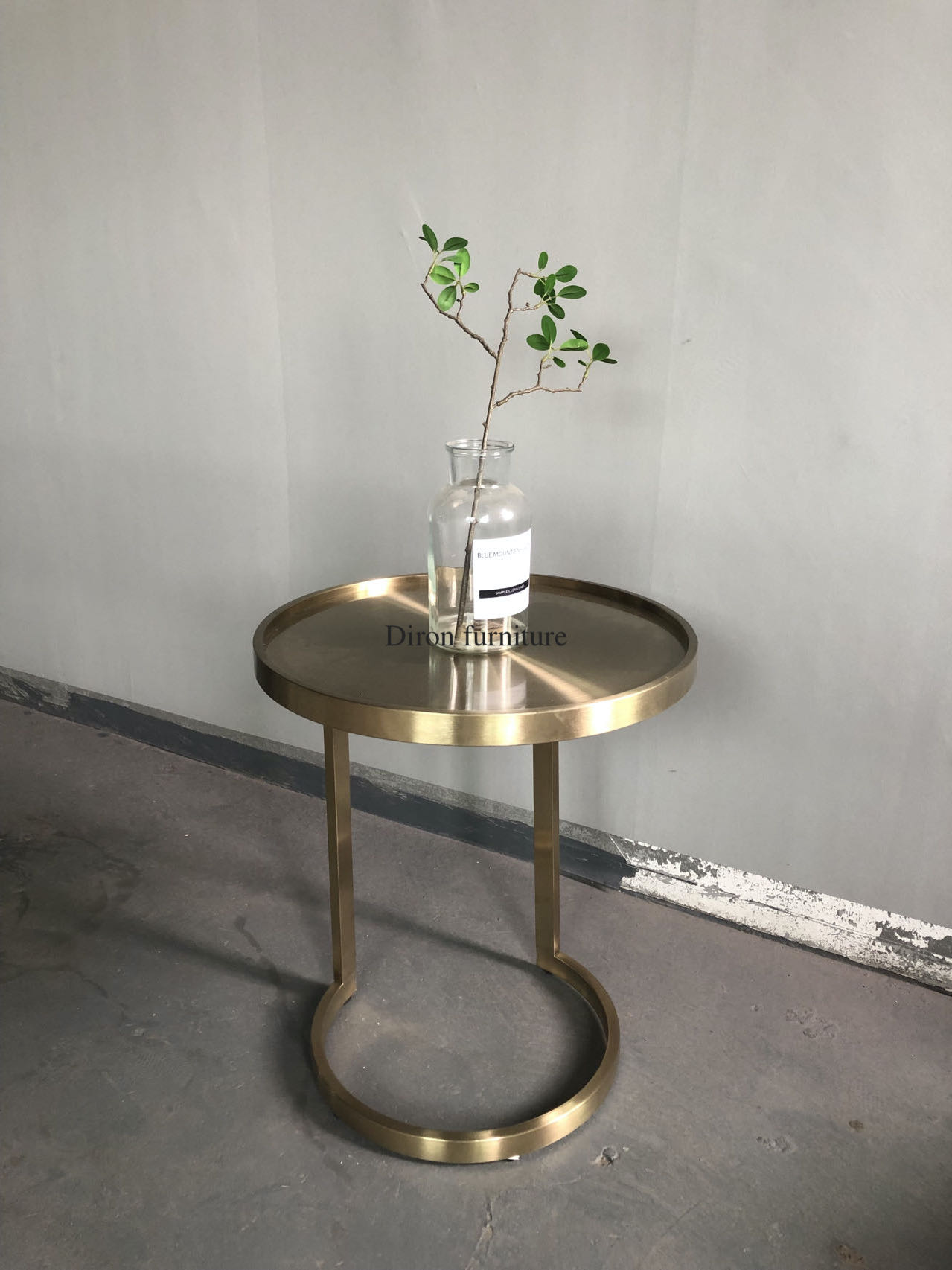 golden end table