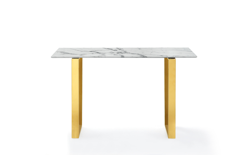 Console Table With White Marble Top