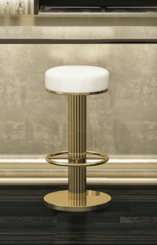 gold modern bar stool