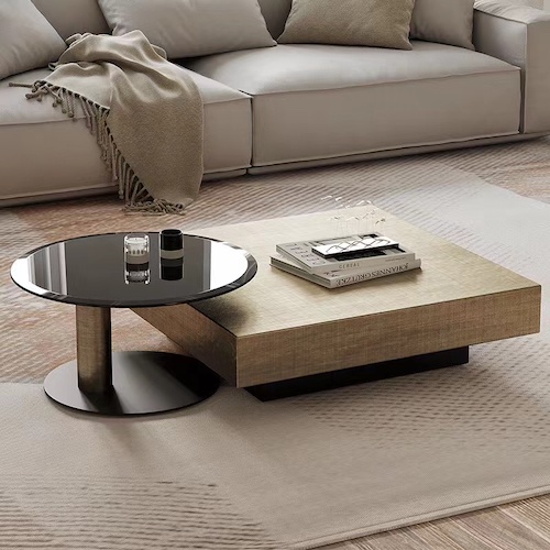 2-piece modern living room table set