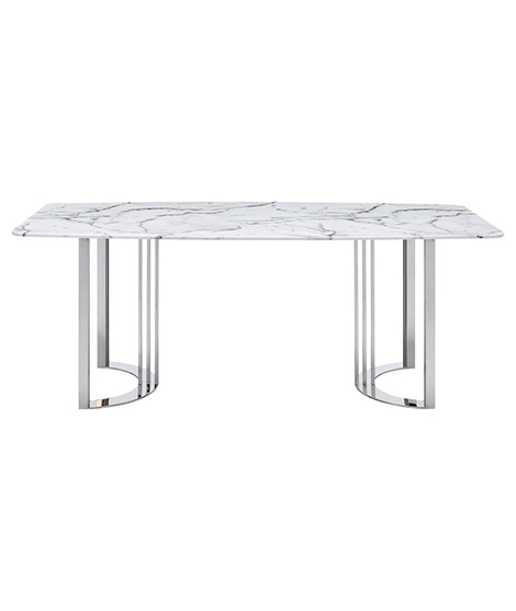 Marble Top Dining Table With Gold Base