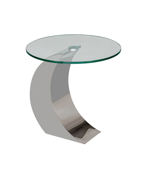 Glass Top Side Table