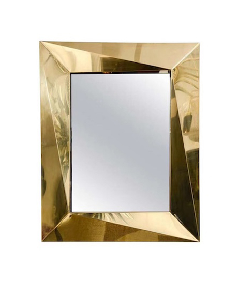Luxury Brass Wall Mirror