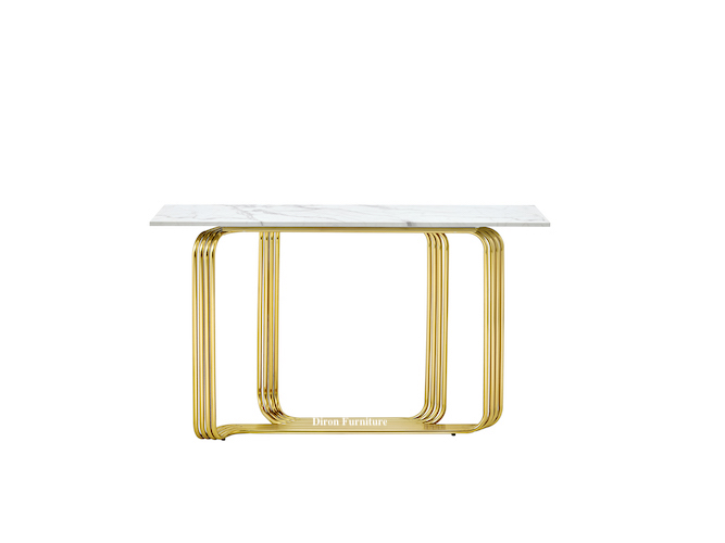 Modern luxury marble and brass Console And Entryway Table