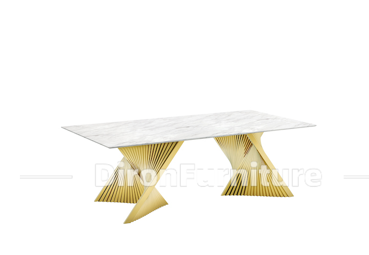 Modern contemporary luxury marble dining table sets For 8-12 people