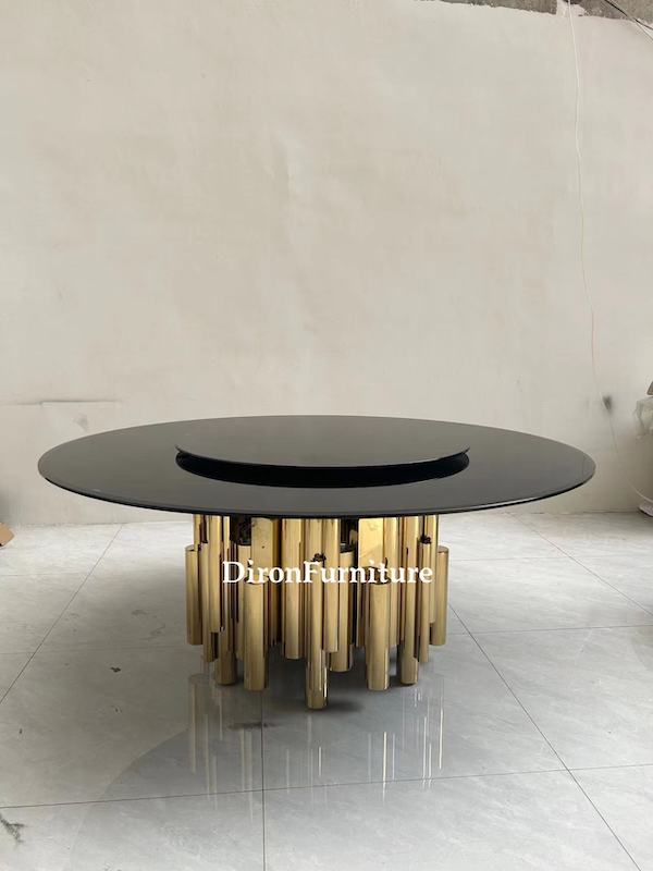 modern glass dining table