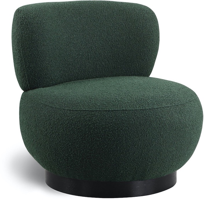 Boucle Fabric Accent Chair By Diron furniture