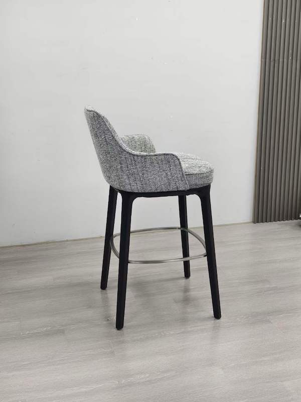 Modern Bar stool with wood frame