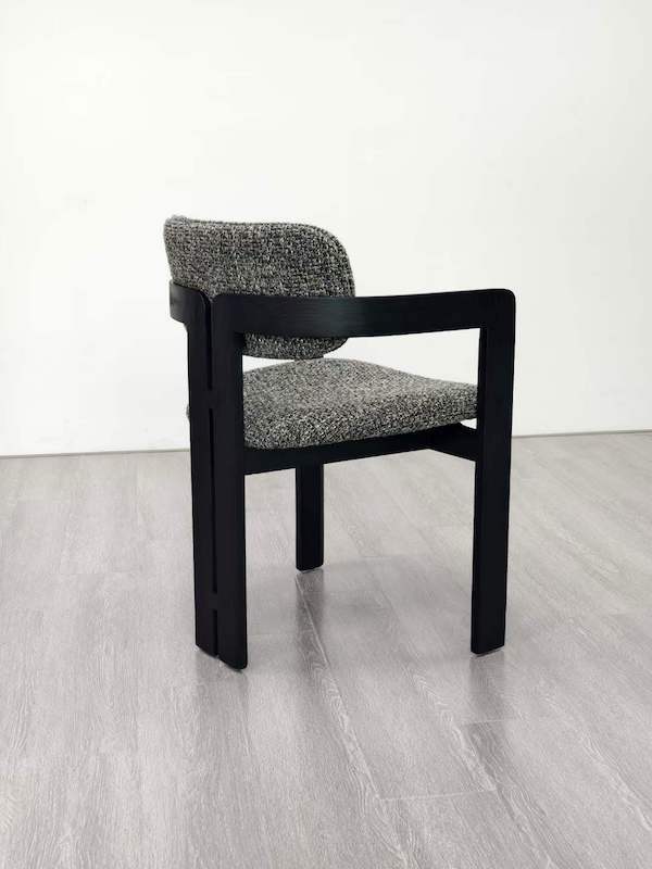 Mid-century modern arm dining chair