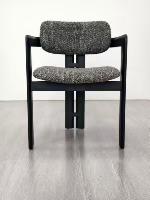 Mid-century modern arm dining chair