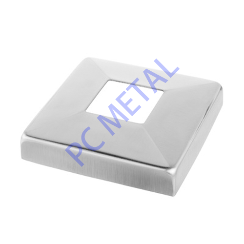 Supply Stainless Steel Square Stair Railing Post Base Cover Wholesale