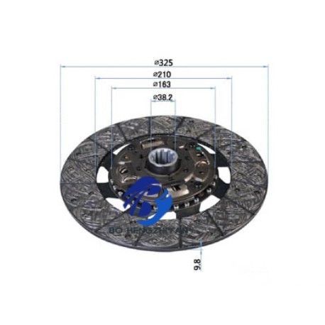 FOTON Disco accionado por embrague Φ308 L0161030008A0 Φ325 L0161030011A0 Φ330 1105116100003 Φ350 1106116100003 Φ380 1108916100004