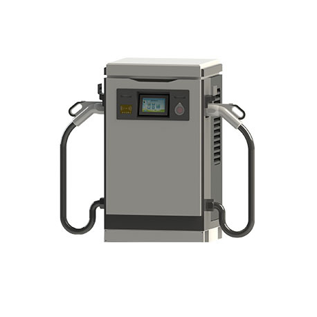 БОХО 60KW/80KWDC Зареждаща купчина (двоен пистолет)