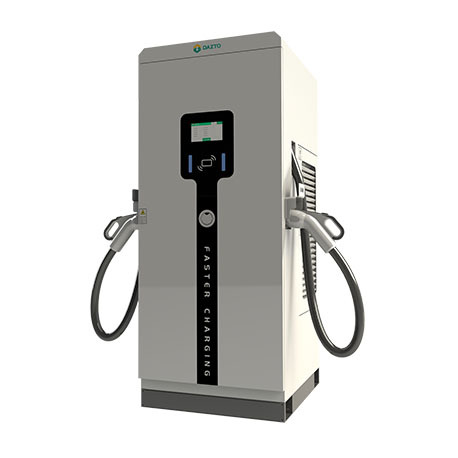 БОХО 120KW DC зарядна купчина (единичен пистолет с рекламен екран)