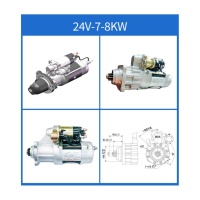 Arranque BOHO 24V/6KW 24V/7-7,5KW 24V/8KW 24V/9KW