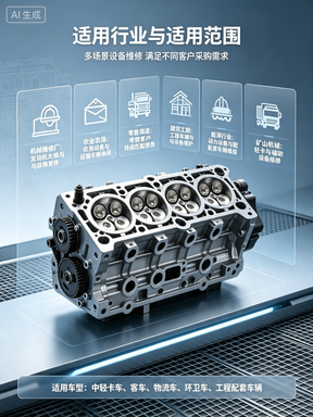 Foton Cylinder Head for Cummins ISF3.8 ISF4.5 Diesel Engine Foton Cylinder Head for Cummins ISF3.8 ISF4.5 Diesel Engine