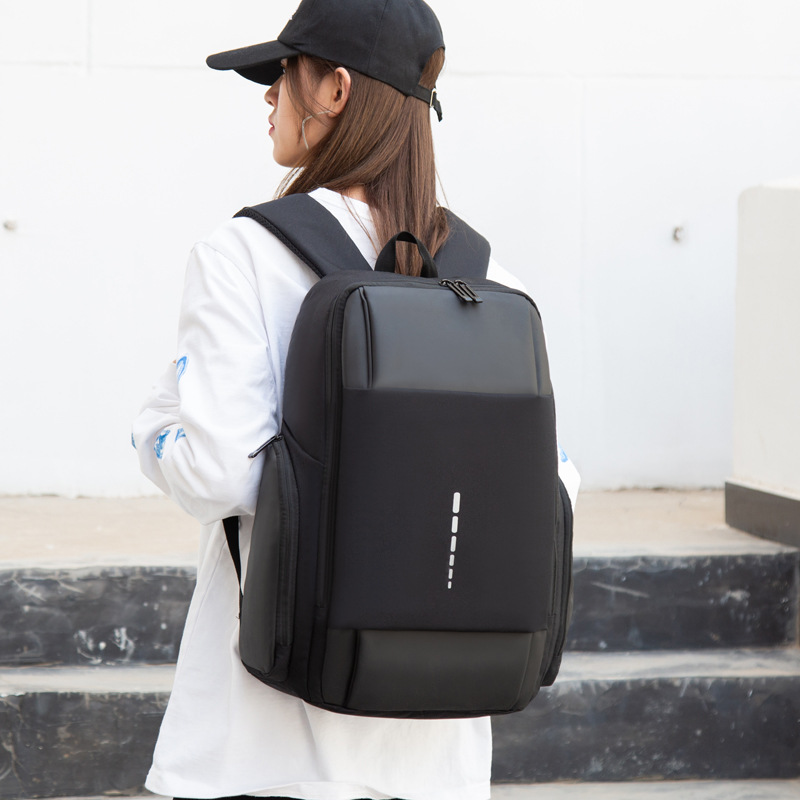 SD Reflective Student Backpack Usb Backpack Outdoor Travel Computer Bag Business Conference Gift Bag