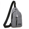 SD New Arrival Fashion Chest Bag Cheap Fanny Pack Men Crossbody Bag With Usb Charging And Headphone Hole