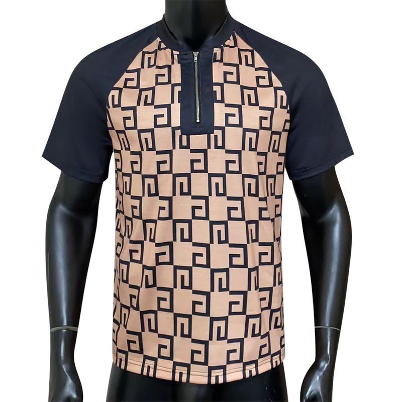 Wholesale New Zip Polo Logo Shirt Polo T-shirt Zipper Zipper Shirt For Men