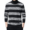 New Classical Style Custom Knit Sweater Men's 100% Wool Plain Men's Crew Neck Knitted Pullover Sweaters For Men