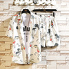 2023 Drop Shipping Men's Short Sleeve Suit Shorts Beach Holiday Casual Men Sets
