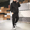 2023 Men High Quality Custom Logo Blank 2 Piece Sweat Suit Sweat Track Suit Hood Tracksuit Zipper Jogger Set