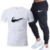 wholesale 2023 New Men's Sets Summer T-shirt Pants Set Casual Men's Clothing Fashion Suit Men's Tracksuits