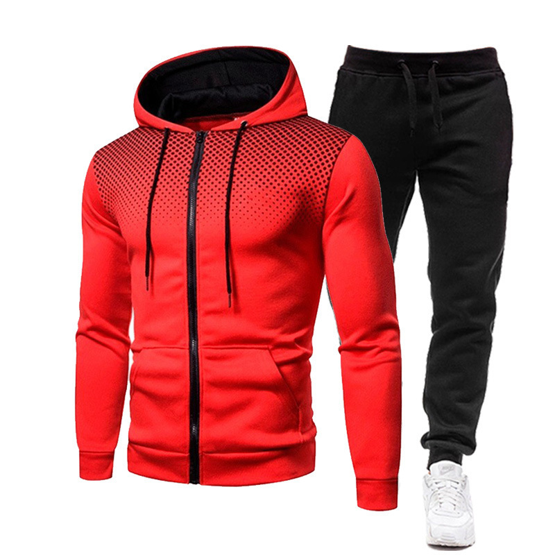 Wholesale New Custom Logo Autumn And Winter Sport Suit Casual Sweatshirts Tracksuit Hoodies+pants Men Jogger Set