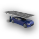 Kit solar impermeable del carport del fotovoltaico del sistema de montaje del aparcamiento del coche