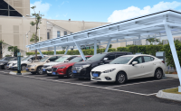 Waterproof Solar Car Parking Mounting System Pv Carport Kit