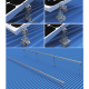 Système de montage sur toit à inclinaison réglable