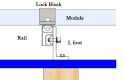 L フット ブラケット金属屋根ソーラー パネル マウント システム