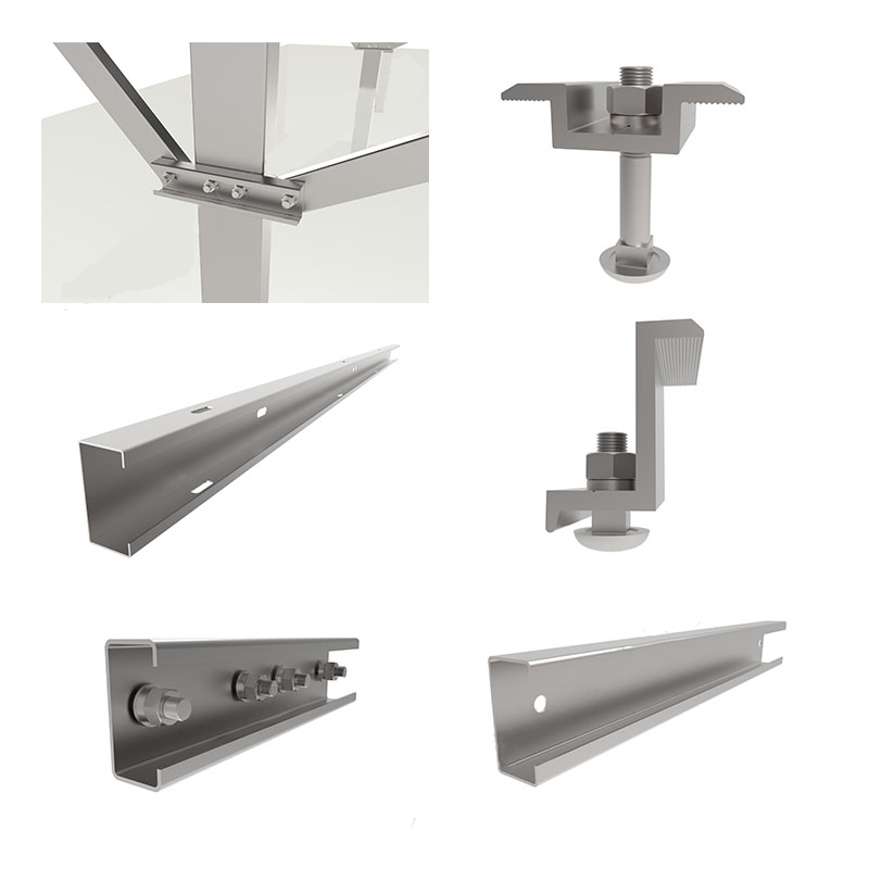 Galvanized Carbon Steel Ground Support Mounting System