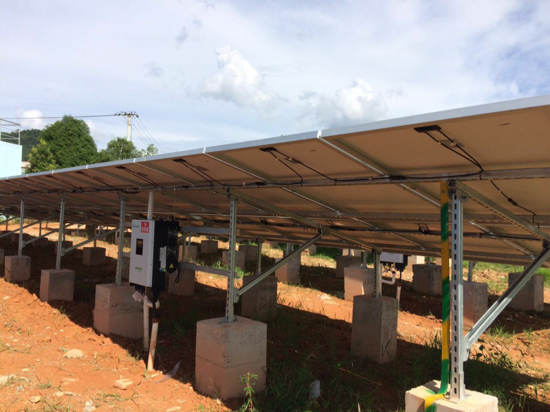 Galvanized Carbon Steel Ground Support Mounting System