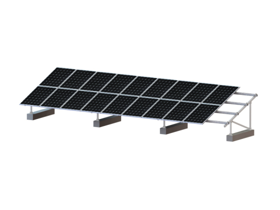 Soporte de montaje en tierra de panel solar de aluminio