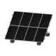 Solución solar de montaje en tierra de acero al carbono en forma de C