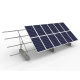 Support de montage au sol solaire en acier galvanisé en forme de U