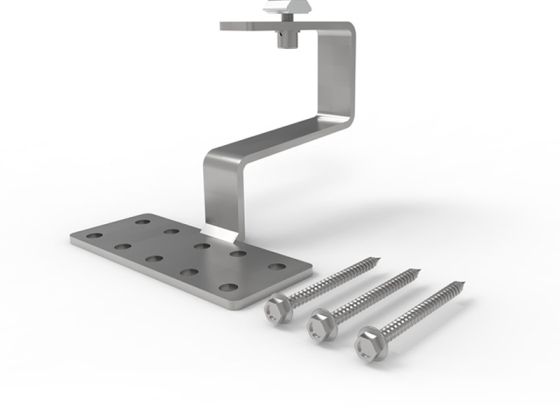 ソーラーパネル屋根取付用ステンレスフック