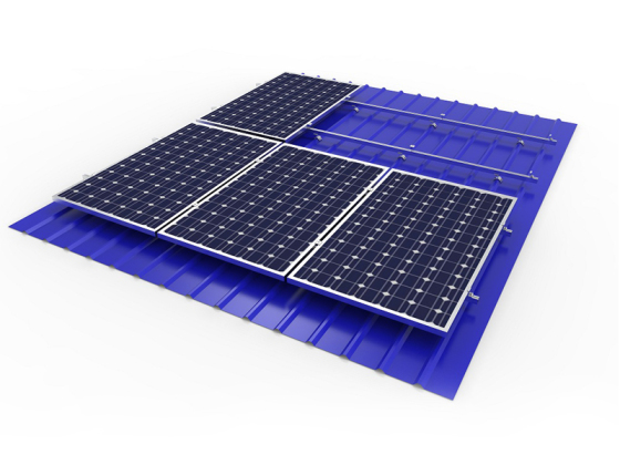 Iron Roof Trapezoidal Solar Panel Mounting Bracket
