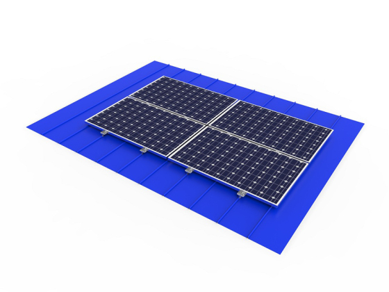 屋根無軌道PVパネル取り付けシステム