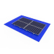 Sistema di montaggio di pannelli fotovoltaici senza binari sul tetto