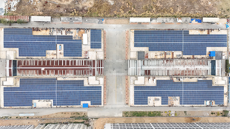 Cement roof distributed photovoltaic project of Quanzhou Huitouke Food Co., Ltd.